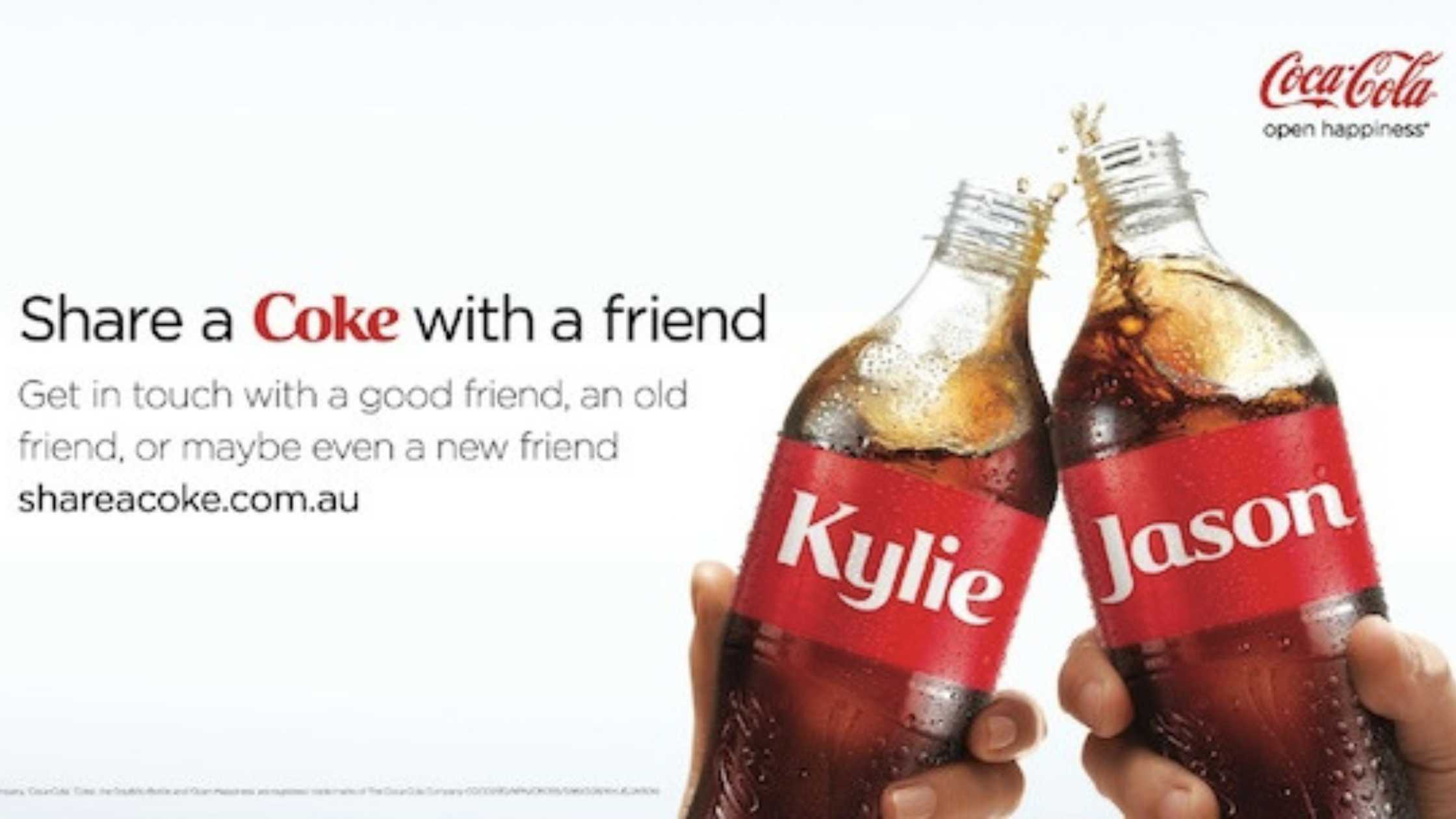 Coca-Cola introduced the "Share a Coke" campaign